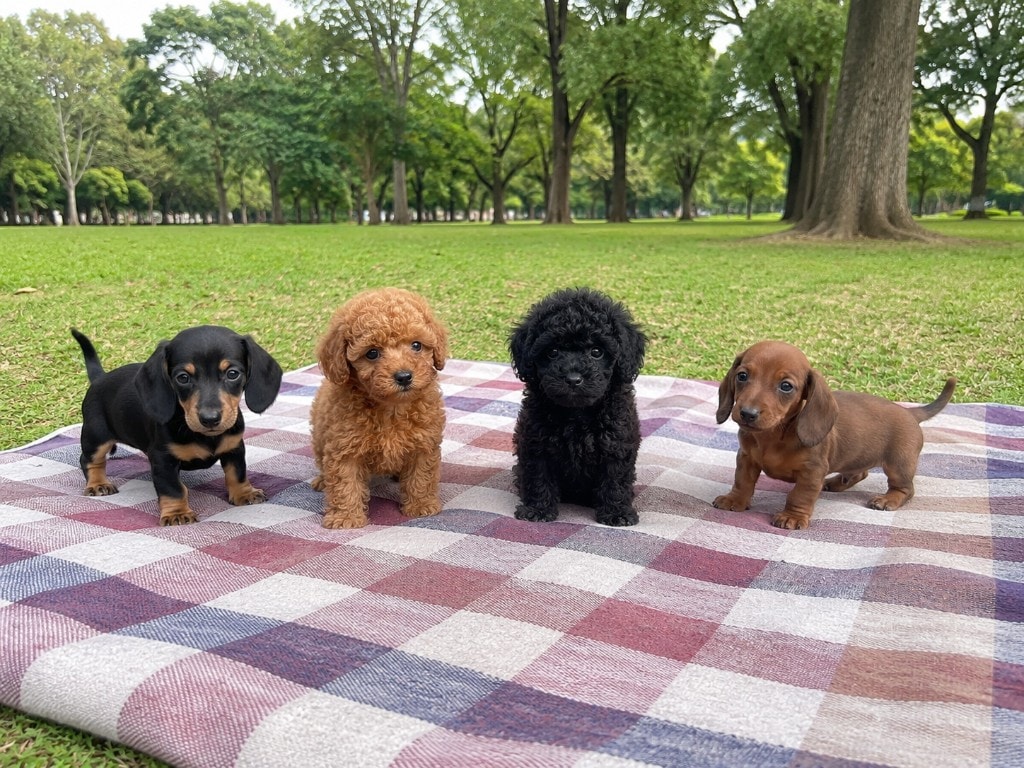 Cuccioli Hysabel Luxury al parco