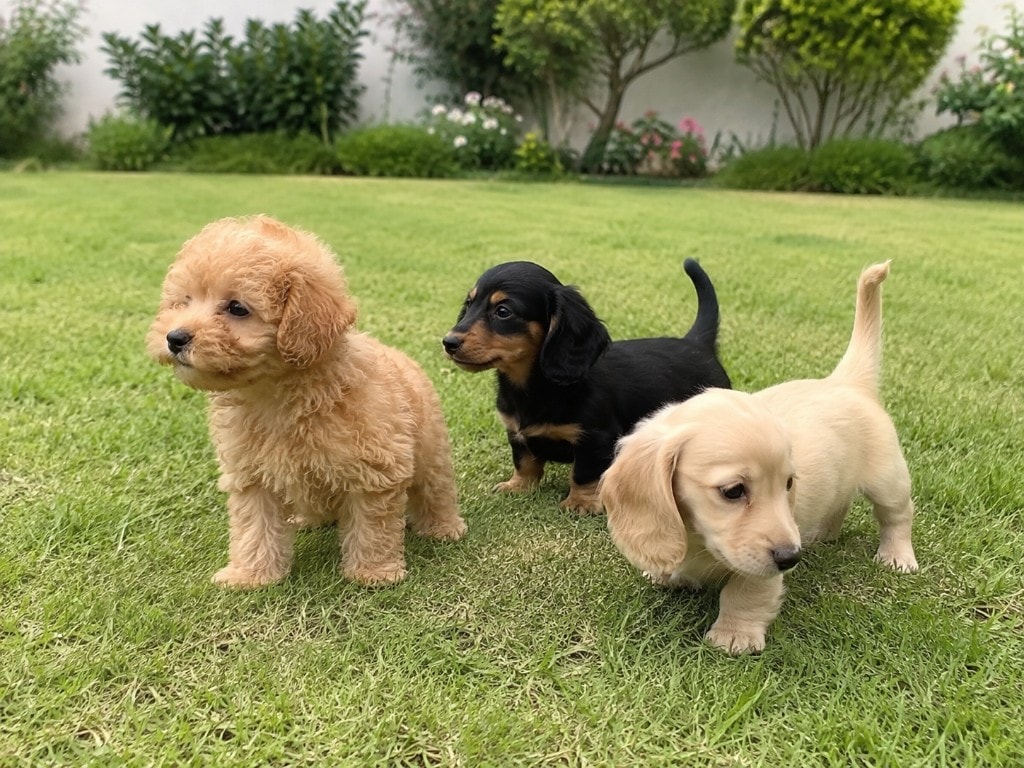 Cuccioli Hysabel Luxury in giardino